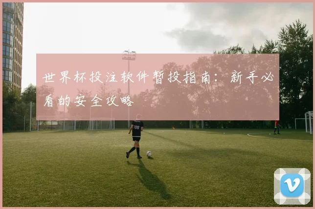 世界杯投注软件暂投指南：新手必看的安全攻略